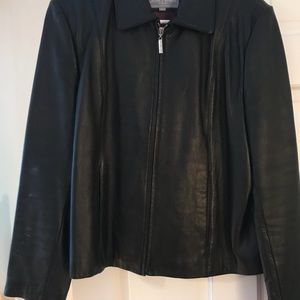 100% real leather jacket! Seriously a great deal!!